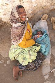 vrouw met kind Harar